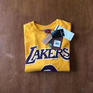Bape x Mitchell and Ness Lakers Tee